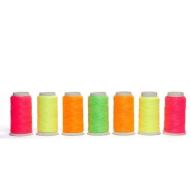 Imagem de Linha Pipa 200 Jardas Fluorescente C/ 12 Unidades Cor:Variadas - Extra