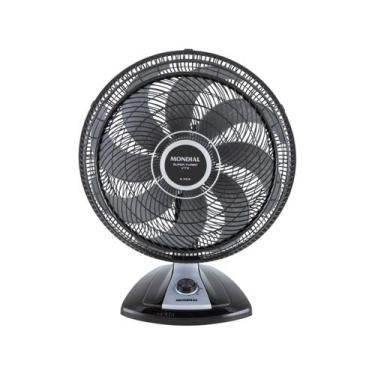 Imagem de Ventilador de Mesa Mondial VTX-50-8P 8 Pás 3 Velocidades, Preto e Prat