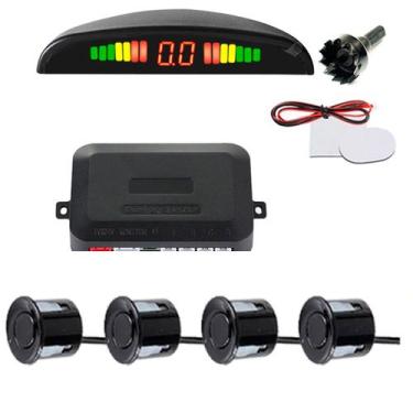 Imagem de Sensor Estacionamento Re 4 Sensores Preto Universal Display - UP CAR A