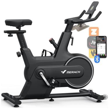 Imagem de Bicicleta Ergométrica Magnética com Suporte para Tabletes e Bluetooth, MERACH MR 667, P...