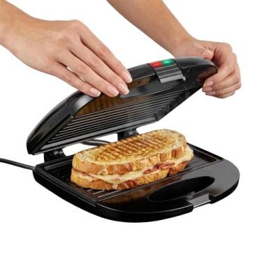 Imagem de Sanduicheira Grill e Waffle Antiaderente 750W Agratto 127/220V, 220V, 