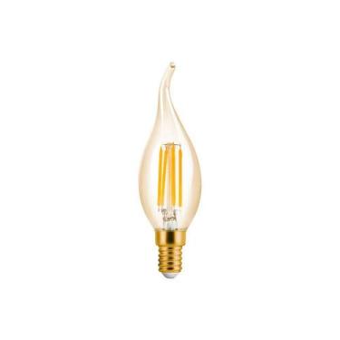 Imagem de Lâmpada Led Save Energy Filamento Vela Chama Vintage 4w Ip65 E14 127v 