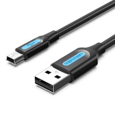 Imagem de Cabo Usb 2.0 Para Mini Usb V3 Ps3 Gps Camera Vention 1m - Bbacomercio