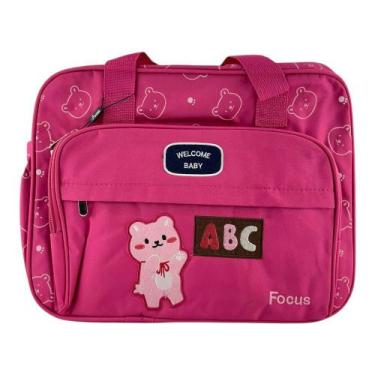 Imagem de Bolsa Focus Maternidade Bebê Grande Para Diversas Ocasiões, ROSA, UNI