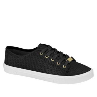 Imagem de Tenis Moleca Feminino Casual Original Confortavel Oferta, Preto, 35