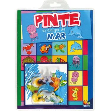 Imagem de Livro - Vamos pintar! Pinte os amigos do mar