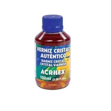 Imagem de Kit 3 Verniz Cristal AutÊNtico ProteÇÃO E Brilho 100ml Acrilex