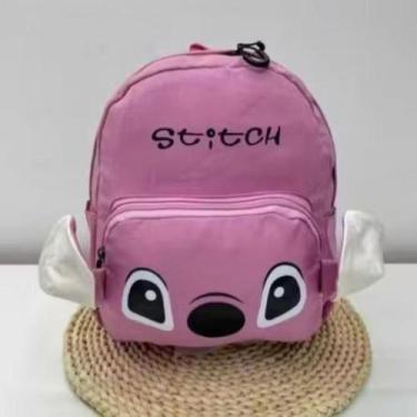 Imagem de Mochila Infantil Stitch Bolsa Escolar Para Crianças  Mochila Bebê Fofa