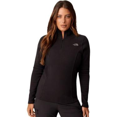Imagem de Moletom The North Face Fleece Glacier Zipped Preto Feminino, PP