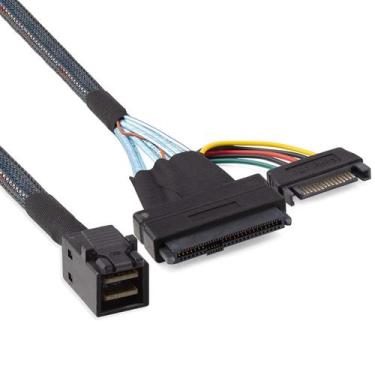 Imagem de Cabo 10Gtek Mini SAS SFF-8643 para U.2 SFF-8639 PCIe 4.0 X4
