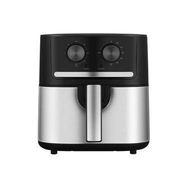 Imagem de Fritadeira Air Fryer Midea FM55S1 5,5L 1900W Timer 60 Minutos Preto Inox 110V