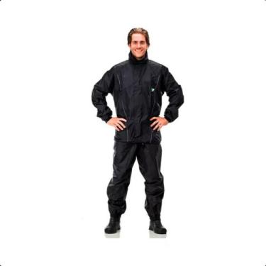 Imagem de Conjunto Capa de Chuva Pantaneiro C/forro masculina G Preta