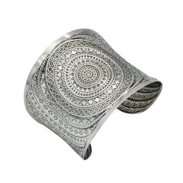 Imagem de L1701-Pulseira Bracelete Largo Bijuteria Festa Balada Carnaval Mandala