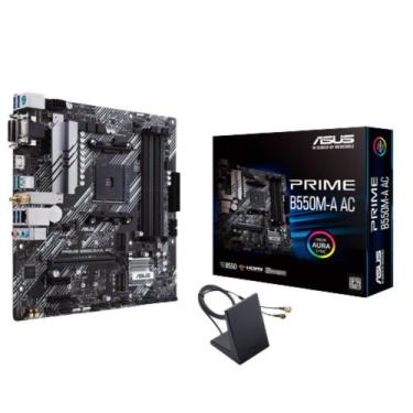 Imagem de Placa Mãe Asus PRIME B550M-A AC AM4 DDR4 mATX