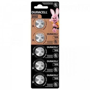 Imagem de Pilha Moeda Lithium 3v CR2032 (C/5 Pilhas) Duracell - CAR / 5