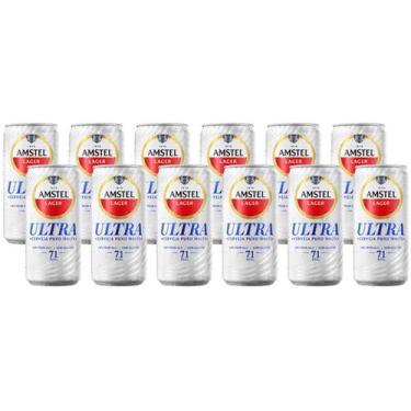Imagem de Cerveja Amstel Ultra Pilsen Lager 12 Unidades - Lata 269ml