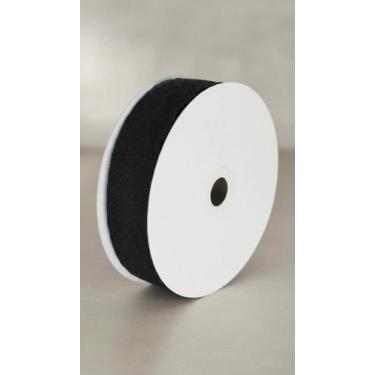 Imagem de Renda de Nylon Preta 21mm Rolo com 50 Metros - Congratulations Store