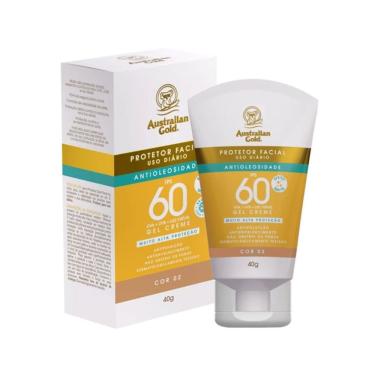 Imagem de Protetor Solar Facial Cor 2 com FPS 60 e Efeito Matte Antioleosidade Bege Australian Gold