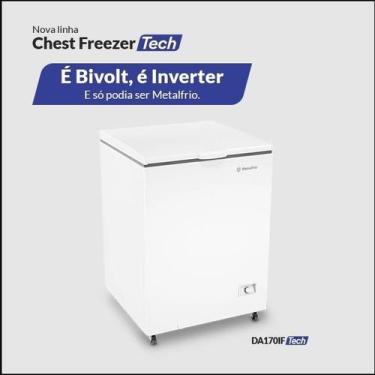 Imagem de Freezer e Refrigerador Horizontal Bivolt, Inverter, Dupla Ação  293L -