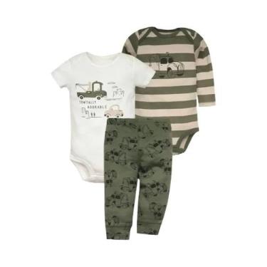Imagem de Conjunto De Roupas De Algodão Para Bebê Recém-Nascido Menino Menina 3 