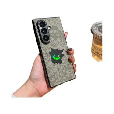 Imagem de Capa De Telefone Em Couro Com Textura a Laser Do Personagem Gengar, À 