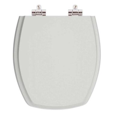 Imagem de Tampa de Vaso Sanitário com Amortecedor Thema Cinza Platina para vaso 