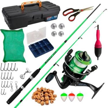 Imagem de Kit De Pesca Completo Vara 10 Kg Molinete Maleta Promoção - Summer