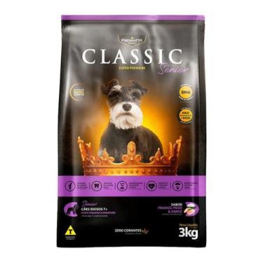 Imagem de Ração Premiatta Classic Cães Sênior Porte Pequeno e Mini Sabor Frango,