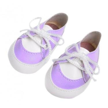 Imagem de Sapato Para Boneca American Girl - Tênis Lilás - Laço De Fita