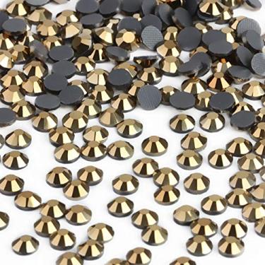 Imagem de Beadsland Cristal Hotfix strass, pedra cortada à máquina 2880 peças/pacote (Aurum, SS6/2 mm)