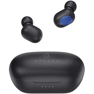Imagem de Fones de ouvido sem fio com capacidade de bateria de 800 mAh, fones de ouvido de controle de toque Haylou GT1 Pro Bluetooth 5.0 com total de 25 horas de reprodução/conexão rápida/IPX5 à prova d'água/(preto)