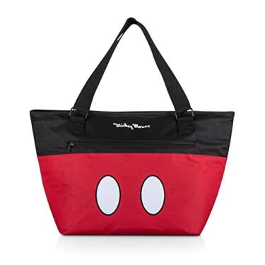 Imagem de ONIVA - a Picnic Time Brand - Disney Classic – Bolsa térmica Mickey Shorts Topanga, preta com estampa vermelha