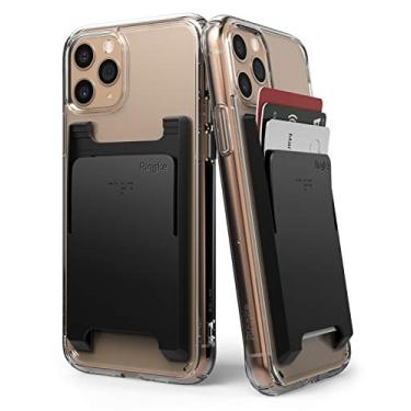 Imagem de Ringke Slot Card Holder - Suporte Cartão - Cola 3M, Galaxy, iPhone, LG, Zenfone, Motorola e outros. (Preto)