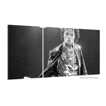 Imagem de Quadro Decorativo Michael Jackson Sala Em Tecido 3 Peças