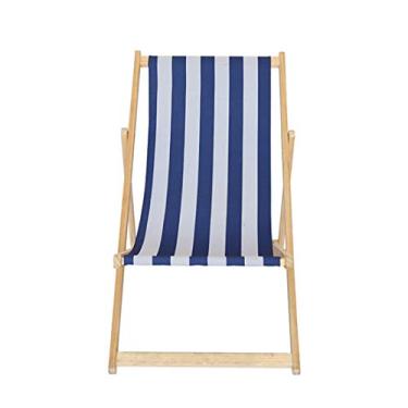 Imagem de HIOD Cadeira dobrável ao ar livre faia lounger cadeira portátil respirável reclinável madeira jardim pátio lounger praia espreguiçadeira,A