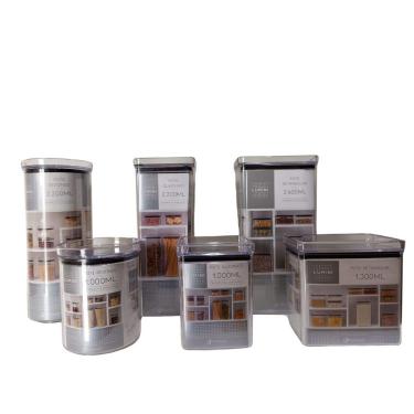 Imagem de Pote Hermetico Lumini 6Peças-1.000Ml,2.200Ml,1.300Ml,2.600Ml