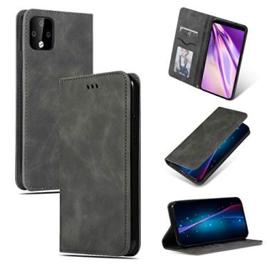 Imagem de YUNCHAO Caixa de telefone Retro Skin Feel Business Business Horizontal Flip Leather Case para Google Pixel 4xl capa para celular