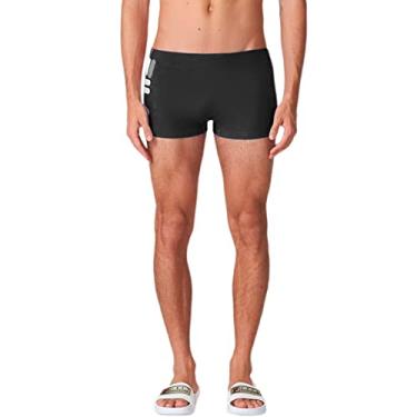 Imagem de SUNGA MASCULINA FILA BOXER ACQUA Cor:Preto/Cinza;Tamanho:P