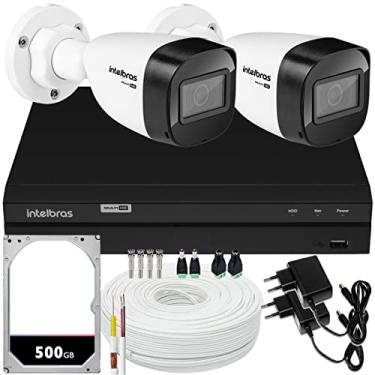 Imagem de Kit CFTV 02 Câmeras VHD 1130 B G7 MHDX 1204 500GB