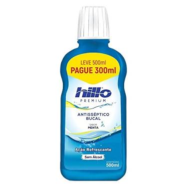 Imagem de Antisséptico Bucal Menta Leve500, Verde, Hillo, 350 mll