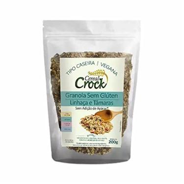 Imagem de Kit 2X: Granola Aveia/Linhaça/Tâmara 0 Açúc Leve Crock 200g