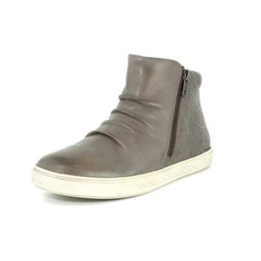 Imagem de Rockport Womens Cobb Hill Willa High Zip Grey Leather Boot - 8.5 W