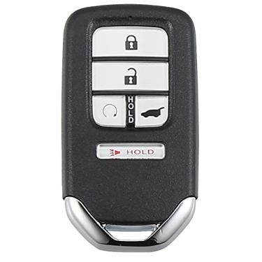 Imagem de X AUTOHAUX 5 botões carro entrada sem chave controle remoto substituição chaveiro proximidade inteligente KR5V2X para Honda Civic CR-V Pilot 2016-2019 433MHz 47 Chip