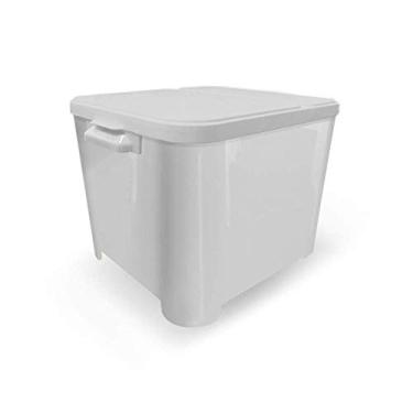 Imagem de Container Para Racao 15kg Branco Furacão Pet para Cães