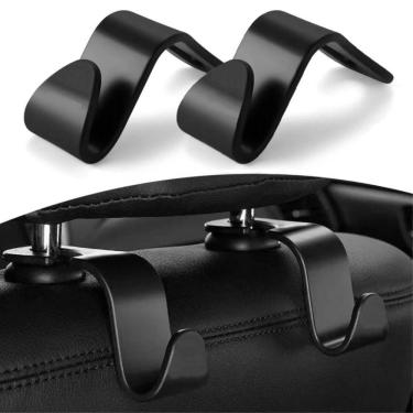 Imagem de Kit 4 Gancho Cabide Pendurar Bolsa Roupa Assento De Carro