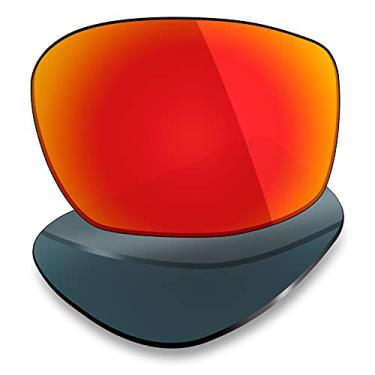 Imagem de Mryok Lentes de substituição para Oakley Siphon – Opções, Polarizado - Vermelho fogo, One Size