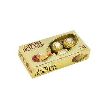 Imagem de Caixa de Bombom com 8 unidades 100g - Ferrero Rocher