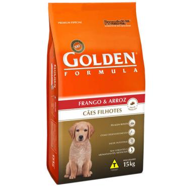 Ração Seca PremieR Pet Golden Formula Cães Filhotes Frango e Arroz - 15 Kg