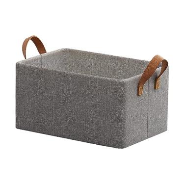 Imagem de Generic Cesta de roupas grande dobrável caixa de armazenamento 45 cm x 28 cm x 20 cm economia de espaço armário de armazenamento organizador de armário para