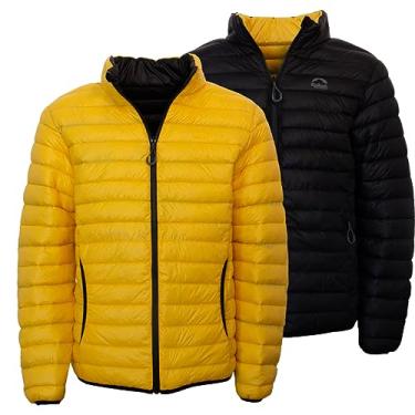 Imagem de Jaqueta Puffer Goose Down Dupla Face Pluma Ganso Masculina Kailash